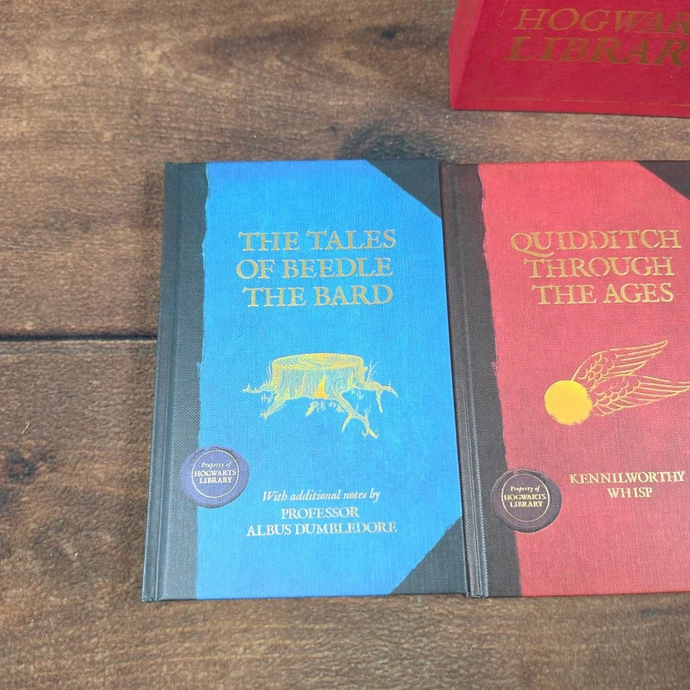 Scholastic Hogwarts Library Book Set Multicolor Good Hardcover Box Set 3 Books